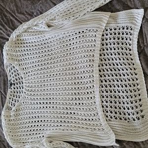 Open Knit, Boxy Sweater